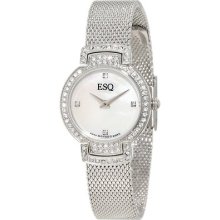 Esq Movado Women's 07000002 Neve Crystal Gift Set Watch Swiss Quartz 7000002