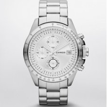 Express Mens Madison Chronograph Watch Silver Silver, No Size