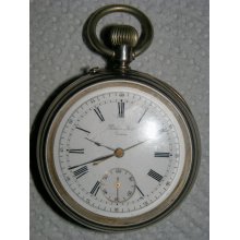 F. Archer & Iroquois stop watch pocket watch