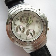 Factory Sample Chronograph Luminous Hands Gents N.o.s. Watch Running