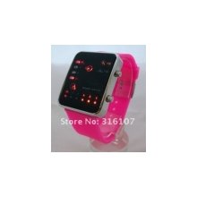 fashion binary stunning digital power reserve led wrist watches