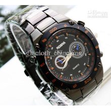 Fashion Men Watches Black Strip Watch Business Promotional Gift Watc