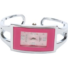 Fashion Women/Ladies Rectangular Alloy Bracelet Quartz Wrist Watch Pi