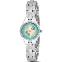 Fmd Hearts Collection Mint Green Sunray Dial Movement Ladies' Bracelet Watch