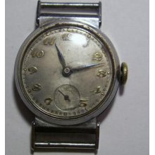 For Spares: Mid Size Watch Buren Eldis 15 Jewels Rare - Diameter Case 27.5 Mm