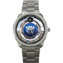 FORD MUSTANG AUTOBOT DESIGN Sport Metal Watch - Stainless Steel