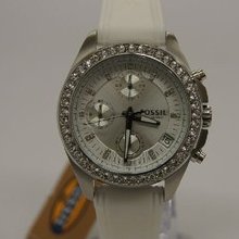 Fossil Decker Chronograph Silver Dial Women's Watch Es2883