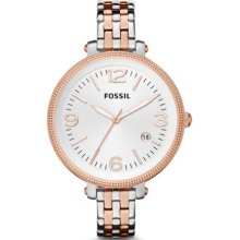 Fossil Heather Three Hand Stainless Steel Watch Two-Tone - ES3215