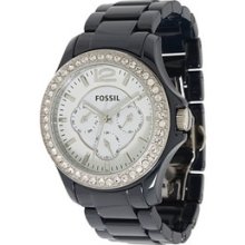 Fossil Riley Ceramic Multifunction White Dial Women's watch #CE1045