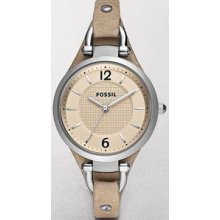 Fossil Slim Sandy Leather Ladies Watch ES2830