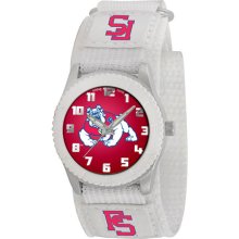 Fresno State Bulldogs Kids Rookie White Youth Series Watch