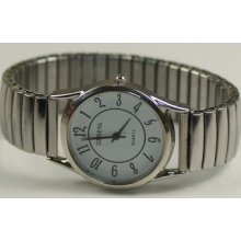 Geneva Wristwatch Silver Colour White Dial Mens/boy Quartz Value Present