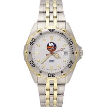 Gents NHL New York Islanders Watch In Stainless Steel