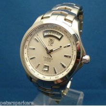 Gents Stainless Steel Tag Heuer Link Calibre 5 Automatic Wristwatch