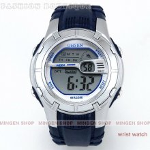 girl LCD Digital Chronograph Sport Alarm Wrist Watch C0006 watch whole