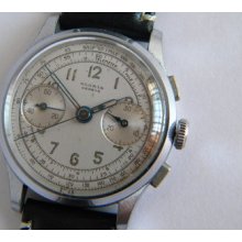 Gloria Geneve Chronograph Ca50 Original Fine Watch