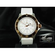 Glycine Watch Combat Sub 2-tone White -automatic- 3863.34