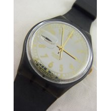 Gm703 Swatch 1993 Sixy Three Lui Date Day Authentic