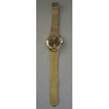 Gold Plated Seiko 360 Elektra Wristwatch Movt Dial