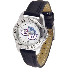 Gonzaga Bulldogs Ladies Game Day Sports Watch with Leather Band