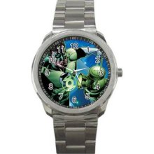 Green Lantern Unisex Silver-Tone Sports Metal Watch 14