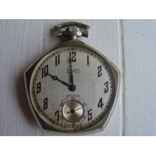 Gruen Verithin, Pentagon Case, Wgf, Pocket Watch