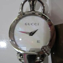 Gucci Swiss Women's Watch Diamond All Stainless S.sappire Diamond Mop Original