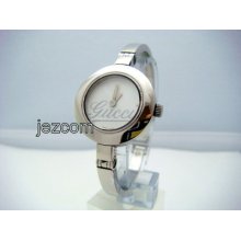 Gucci Womans Beautiful 105 White Dial S/s Excellent 956