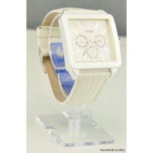 Guess Fashion Ladies Watch White Leather U95197l1