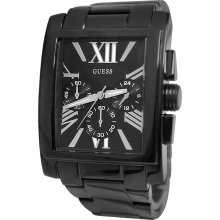 Guess U0009G3 Black Dial Black Ion Plated Chronograph Men's Watch