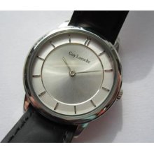 Guy Laroche Round N.o.s Silver Dial Ladies Watch Runs And Keeps Time