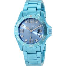 Haurex Italy 7k374db1 Ink Light Blue Dial Light Blue Aluminum Women's Watch