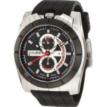 Haurex Italy Chronograph Black Rubber Men's Watch 3D362UCR ...