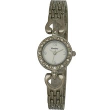 Henley Elegance Women's Fashion Quartz Watch With Mother Of Pearl Dial Analogue Display And Silver Stainless Steel Plated Bracelet H4011.1