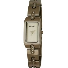 Henley Elegance Women's Fashion Quartz Watch With Mother Of Pearl Dial Analogue Display And Silver Stainless Steel Plated Bracelet H4008.1