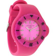 Identity London Silicone Wrist Watch Analogue Pink With Guarantee But No Box