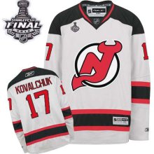 Ilya Kovalchuk New Jersey Devils Authentic With 2012 Stanley Cup Finals Jersey - White