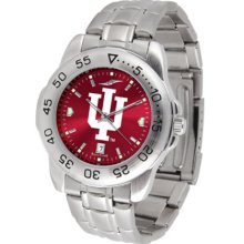 Indiana Hoosiers Sport Steel Band Ano-Chrome Men's Watch