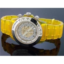 Invicta Anatomic Men's Chronograph 3087 Yellow Sports Watch