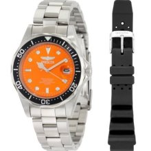 Invicta Men's 10665 Pro Diver Collection Bracelet And Rubber Watch Set Wrist