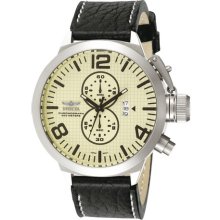 Invicta Men's Corduba Chronograph Black Leather