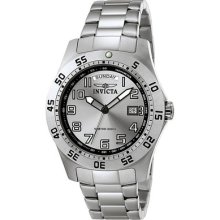 Invicta Men's Pro Diver Stainless Steel Watch With Silver Dial 5249