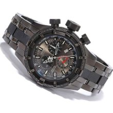 Invicta Mens Reserve Bolt Swiss Made Chronograph Black Ip Stainless Steel Watch