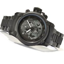 Invicta Mens Russian Diver Swiss Made Chronograph Camouflage Black Ip Watch