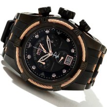 Invicta Reserve Men's Bolt Zeus Chronograph Black Polyurethane Watch 12300