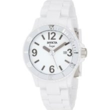 Invicta Women's 1207 Angel White Dial White Plastic Watch