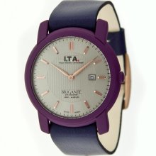 ITA Unisex Brigante Stainless Watch - Black Leather Strap - White Dial - ITA14.01.11