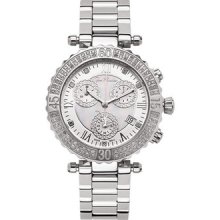 Joe Rodeo Women's Jma1 Marina 0.90ct Diamond Steel Chronograph Quartz Watch