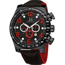 Joshua & Sons Men's Js714rd Chronograph Stainless Steel Sports Watch Wrist