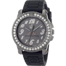 Juicy Couture Pedigree Black Jelly Strap Ladies Watch 1900794